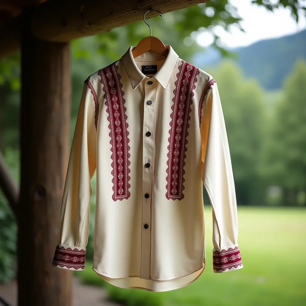 Traditionelles Trachtenhemd