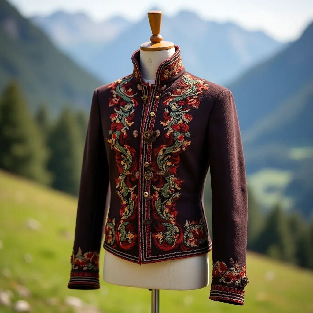 Traditionelle Trachtenjacke